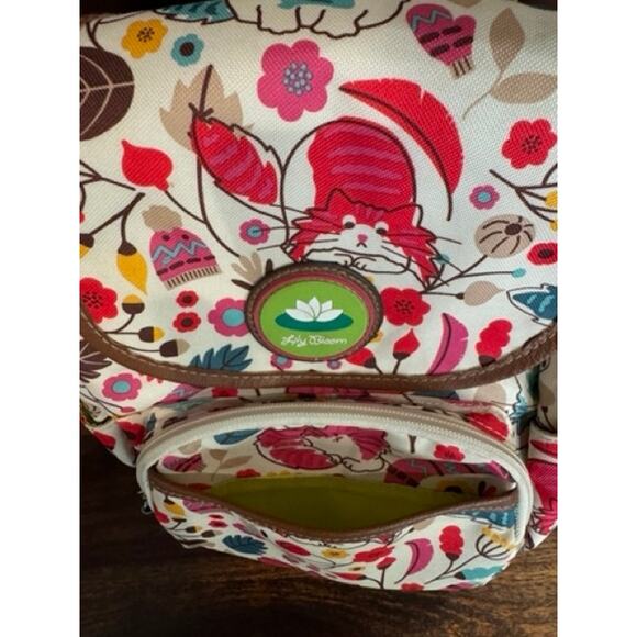 Lily Bloom Kids Backpack - Floral Red and Pink - Picture 9 of 9